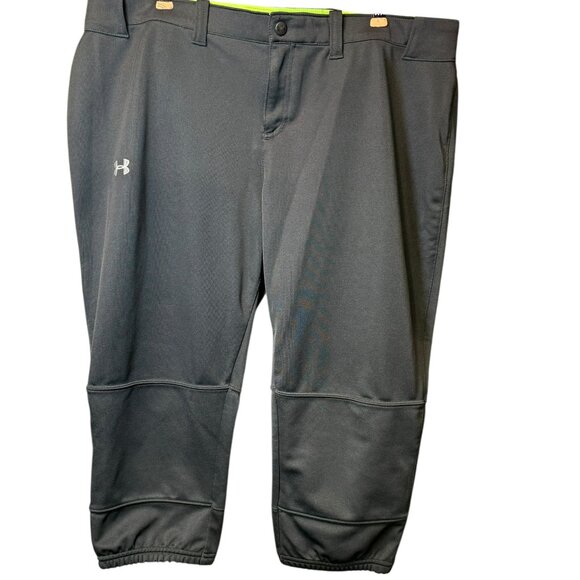 Under Armour Pants Men’s XL Activewear Athletic Black Sports Uniform Baseball - Picture 1 of 9